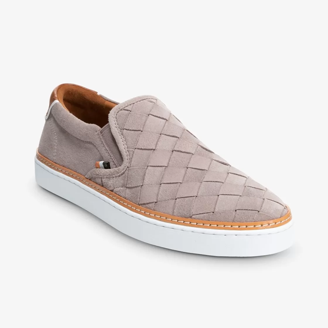 SHOES Allen Edmonds Casual Shoes | Sneakers | Loafers & Slip-Ons | Loafers | Casual Sneakers | Slip On Sneakers*Alpha Woven Slip-on Sneaker Pewter Grey Suede