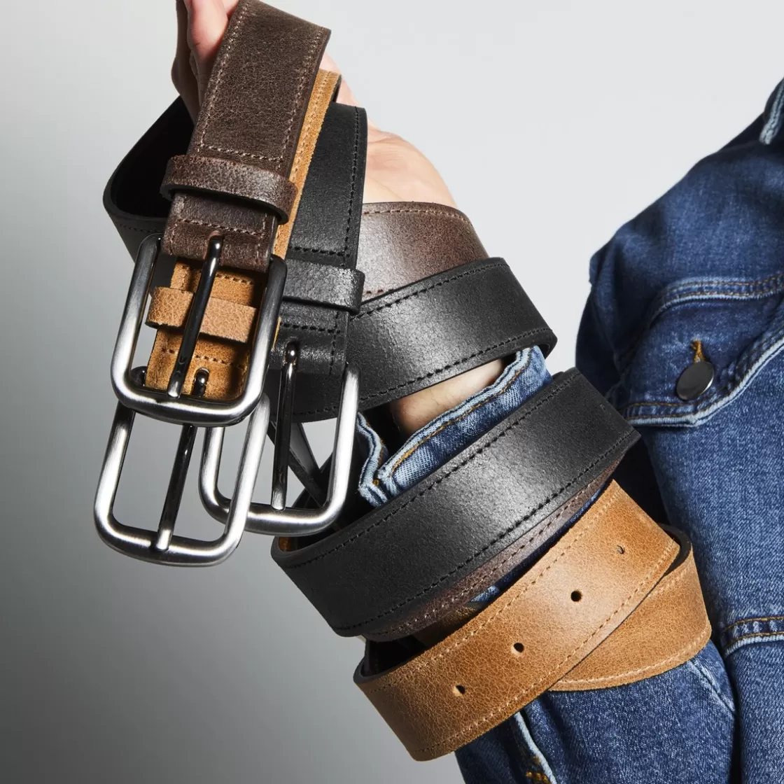 APPAREL & ACCESSORIES Allen Edmonds Dress Belts*Atlantic Street Casual Belt  Coffee Brown