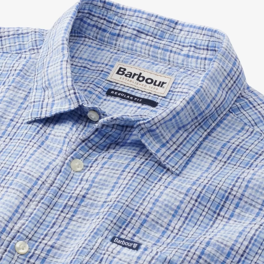 APPAREL & ACCESSORIES Allen Edmonds Shirts & Sweaters | Barbour*Barbour Deanhill Short-sleeve Shirt Navy