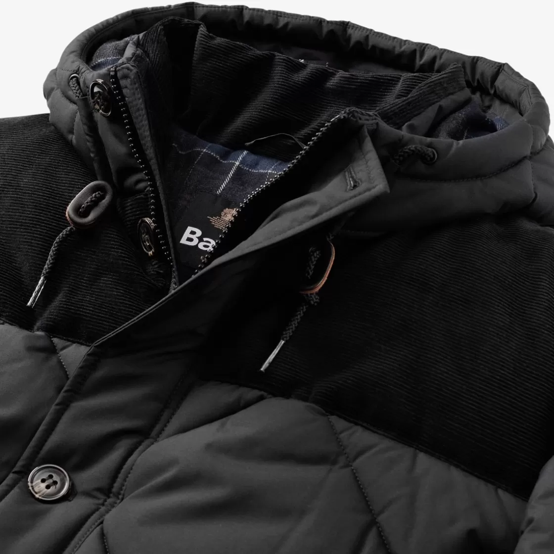 APPAREL & ACCESSORIES Allen Edmonds Outerwear & Vests | Barbour*Barbour Elmwood Quilted Parka Black