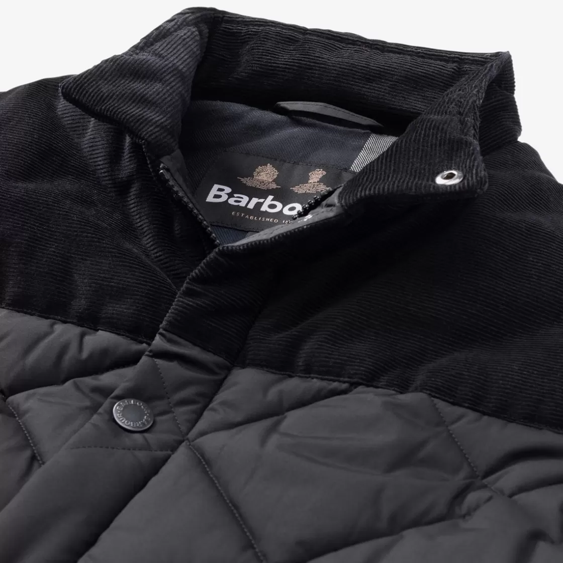 APPAREL & ACCESSORIES Allen Edmonds Outerwear & Vests | Barbour*Barbour Elmwood Quilted Vest Black