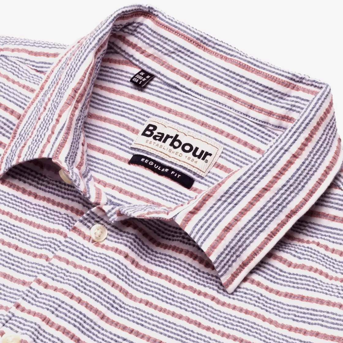 APPAREL & ACCESSORIES Allen Edmonds Shirts & Sweaters | Barbour*Barbour Newquay Short-sleeve Shirt Navy