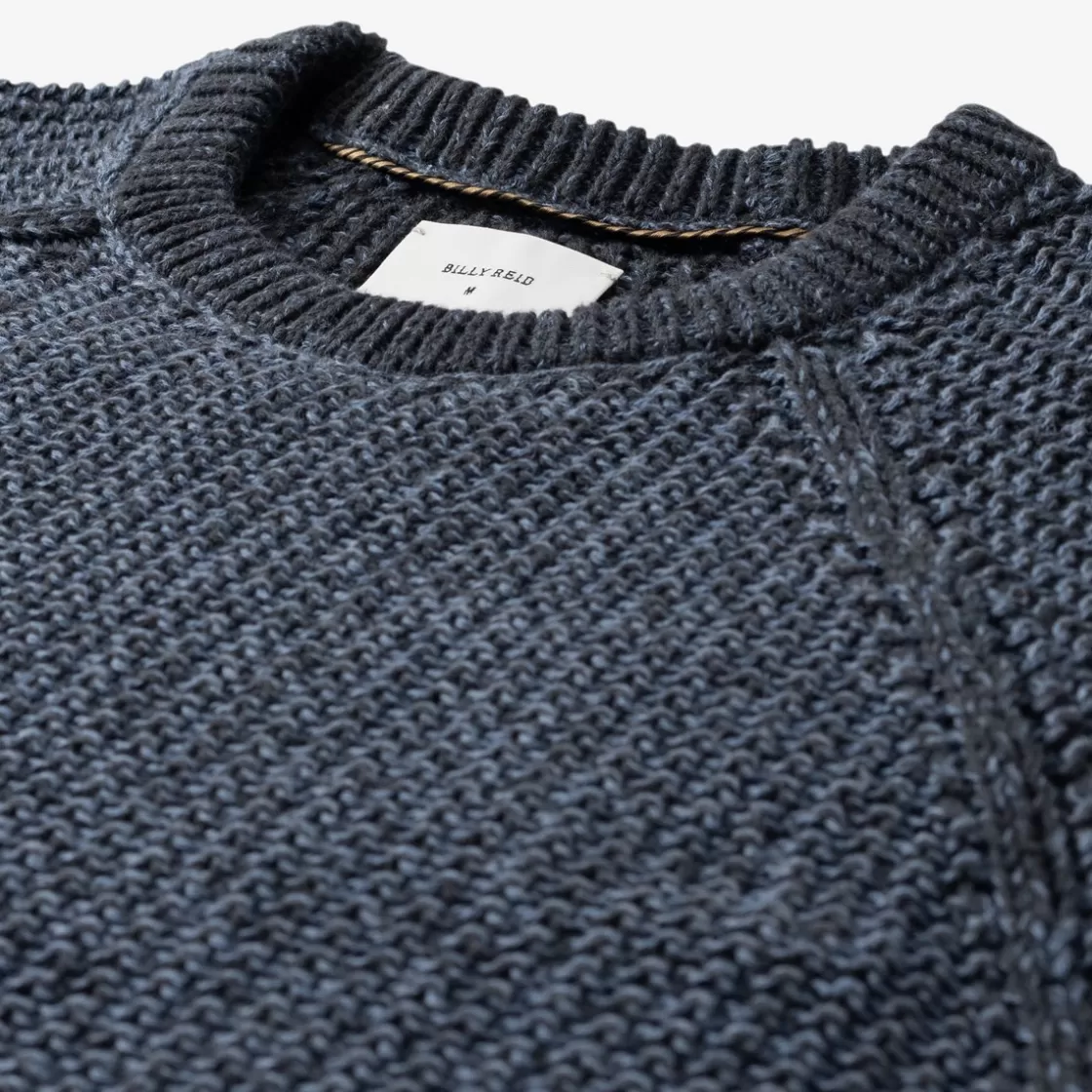 APPAREL & ACCESSORIES Allen Edmonds Shirts & Sweaters | Billy Reid*Billy Reid Marled Crewneck Sweater Blue