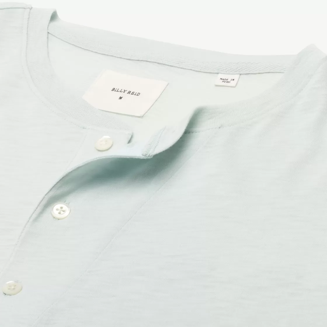 APPAREL & ACCESSORIES Allen Edmonds Shirts & Sweaters*Billy Reid Organic Cotton Henley Blue