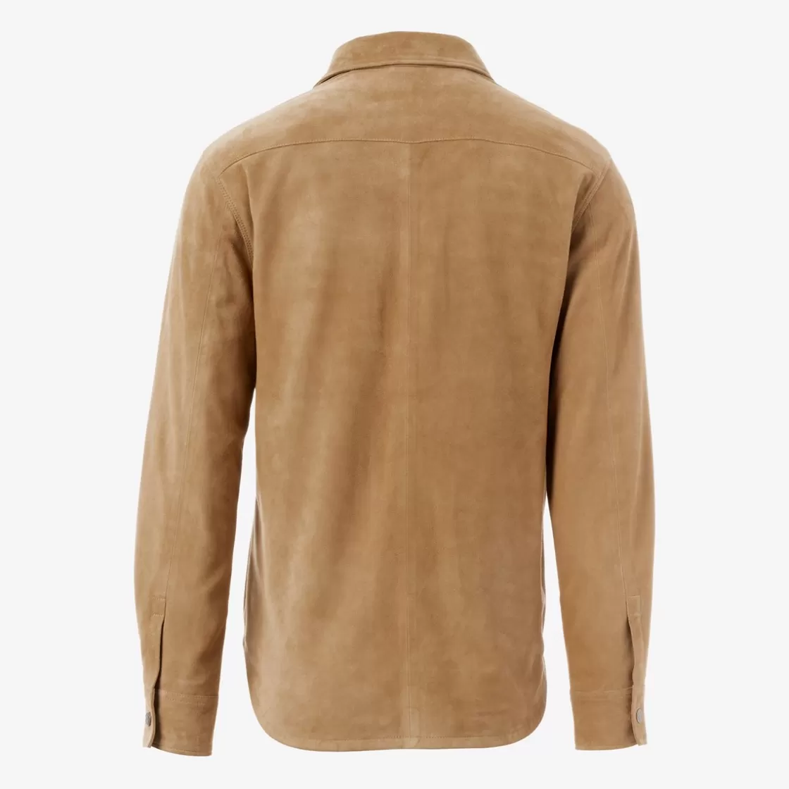 APPAREL & ACCESSORIES Allen Edmonds Shirts & Sweaters | Billy Reid*Billy Reid Savoy Suede Workshirt Camel