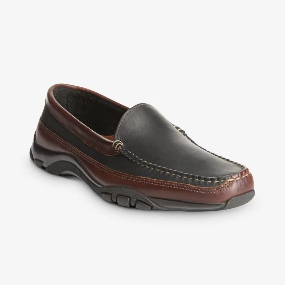 SHOES Allen Edmonds Casual Shoes | Loafers & Slip-Ons | Loafers*Boulder Venetian Driving Moccasin  Black with Brown Trim