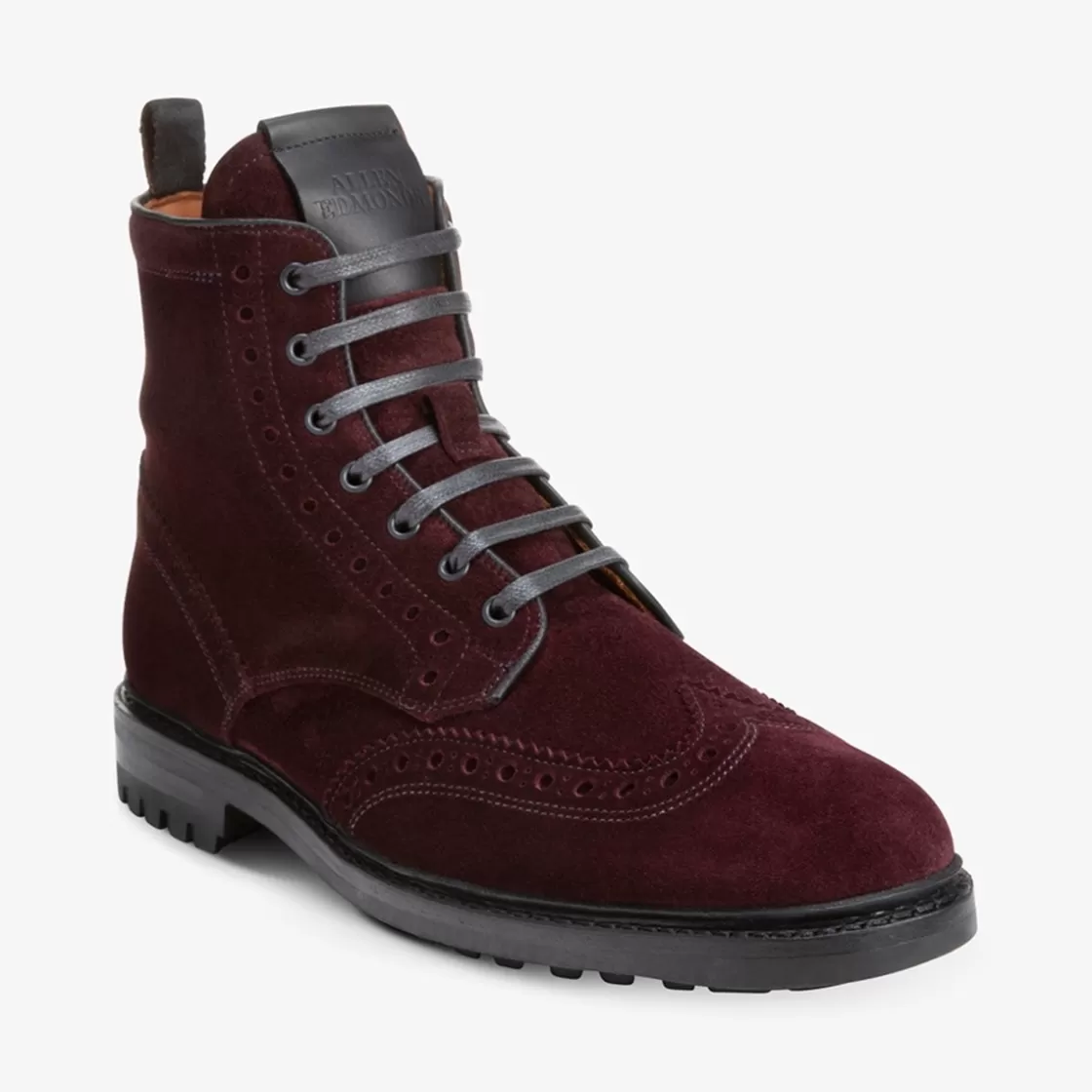 SHOES Allen Edmonds Weatherproof Shoes | Lace Up Boots | Combat Boots*Chapman Weatherproof Wingtip Boot Burgundy Suede