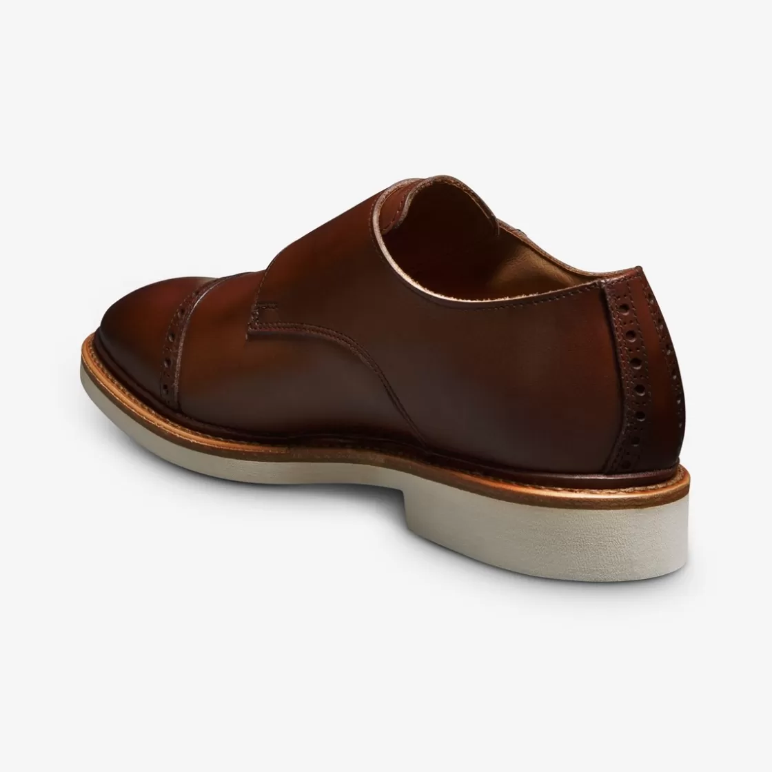 SHOES Allen Edmonds Monk Straps*Charles Double Monk Strap Dark Chili Leather