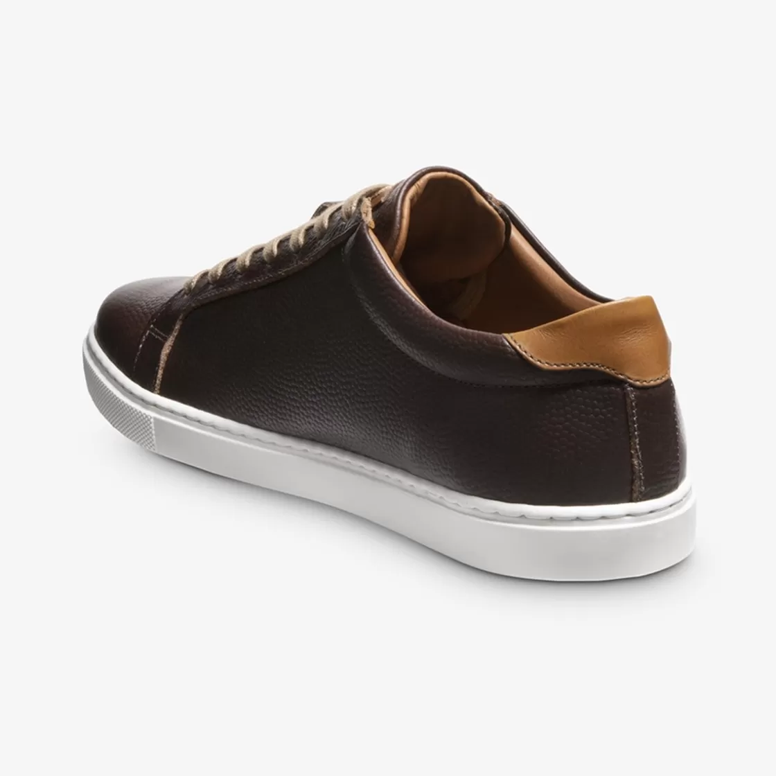 SHOES | SHOE CARE Allen Edmonds Casual Shoes | Sneakers | Casual Sneakers | Recraftable Shoe*Courtside Football Grain Lace-up Sneaker Brown