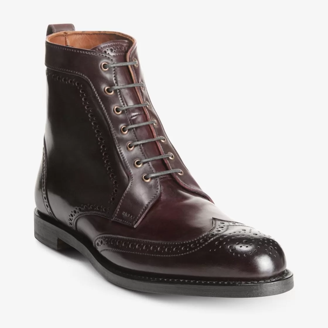 SHOES | SHOE CARE Allen Edmonds Cordovan Collection | Dress Boots | Lace Up Boots | Recraftable Shoe*Dalton Shell Cordovan Dress Boot Burgundy Cordovan