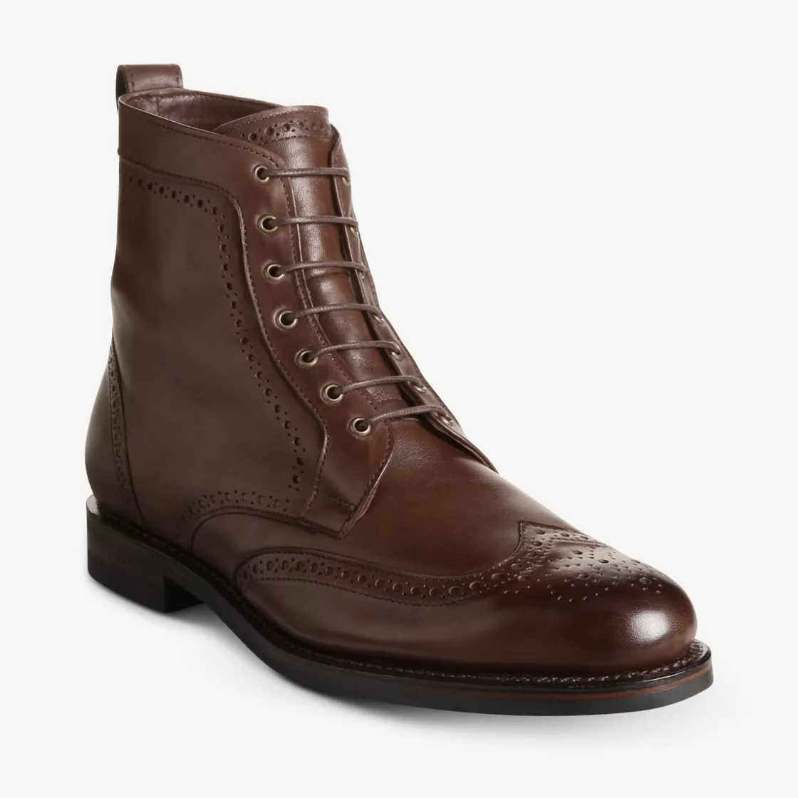 SHOES Allen Edmonds Weatherproof Shoes | Dress Boots | Lace Up Boots | Combat Boots*Dalton Weatherproof Dress Boot with Dainite Rubber Sole Brown