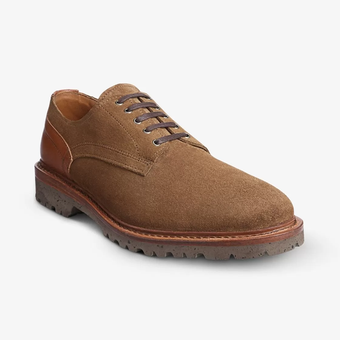 SHOES Allen Edmonds Casual Shoes | Derbys*Discovery Suede Derby Shoe  Cognac Snuff