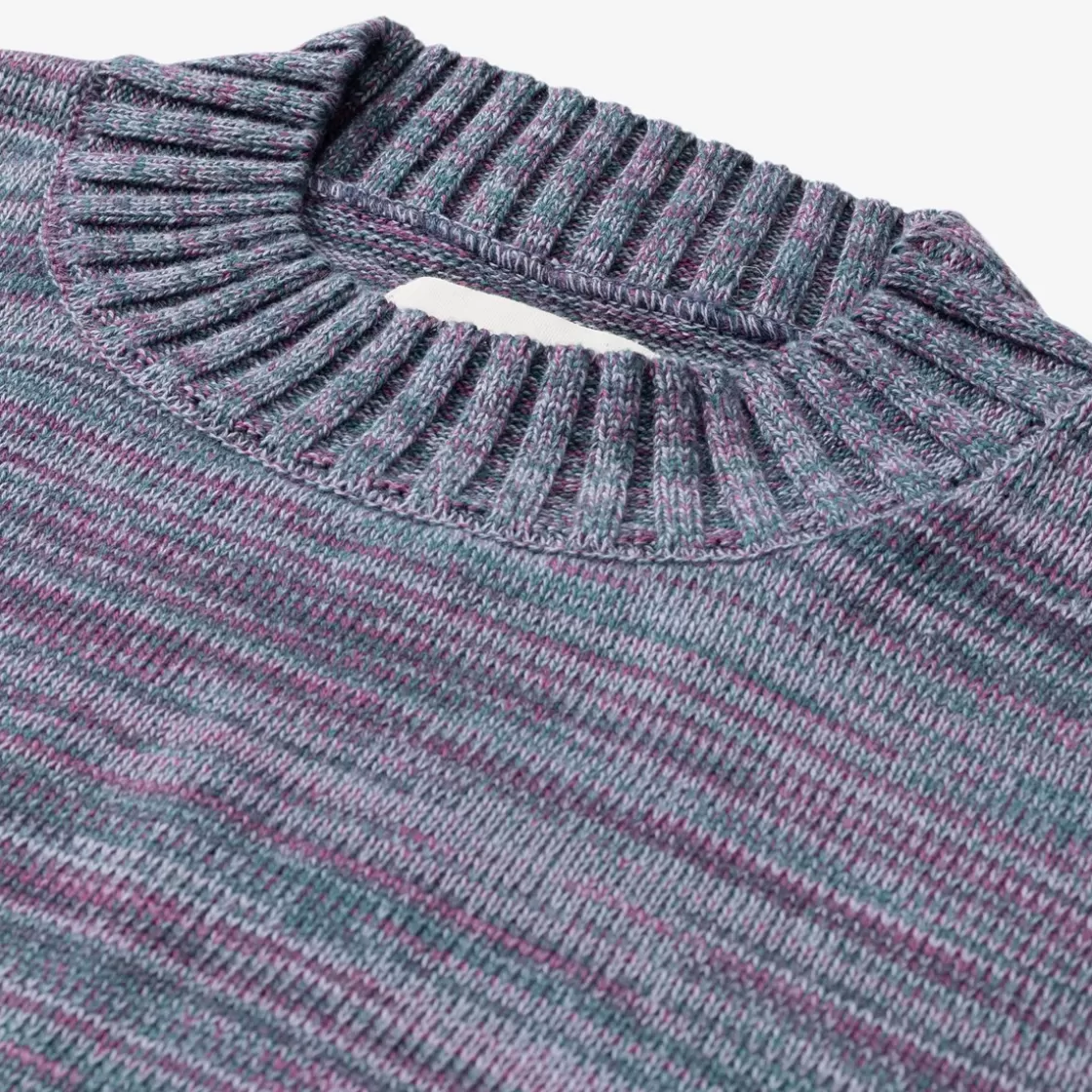 APPAREL & ACCESSORIES Allen Edmonds Shirts & Sweaters*Far Afield Dieter Space-dyed Knit Sweater Purple