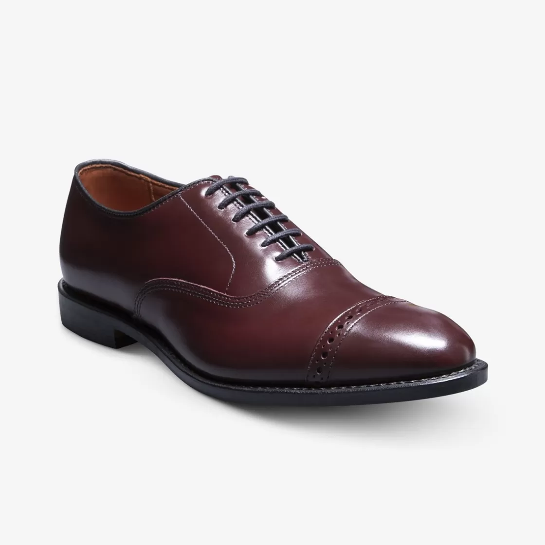 SHOES Allen Edmonds Cap-Toes | Oxfords*Fifth Avenue Cap-toe Oxford Dress Shoe Burgundy Leather