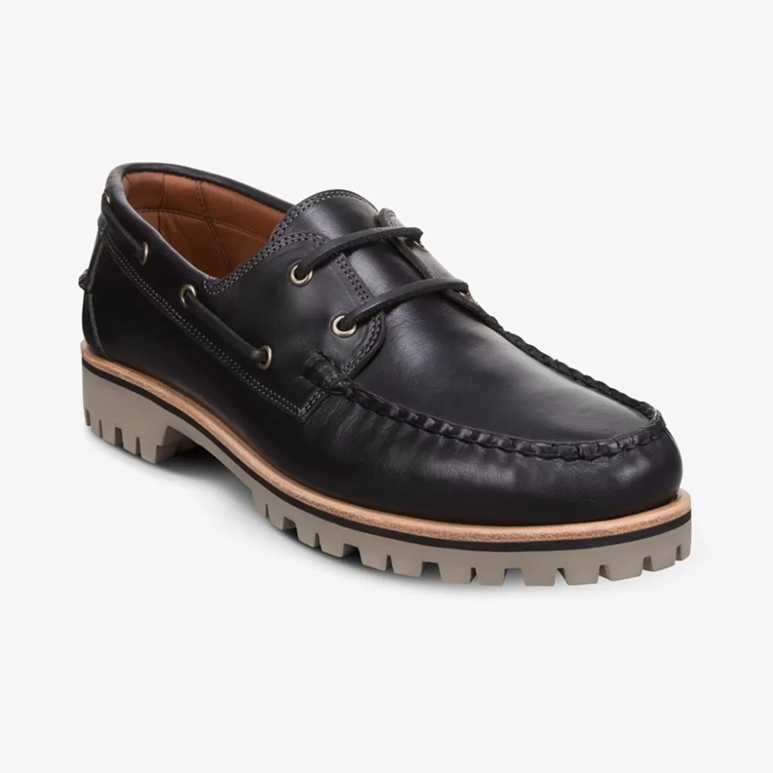 SHOES Allen Edmonds Casual Shoes*Force 10 Lug Boat Shoe Black