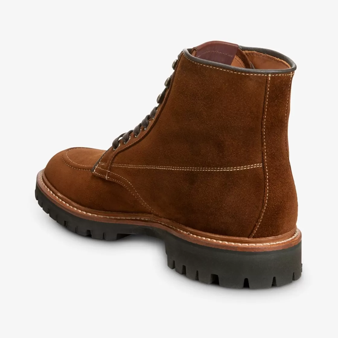 SHOES Allen Edmonds Weatherproof Shoes | Lace Up Boots | Combat Boots*Freeport Suede Weatherproof Lug Boot Snuff Brown