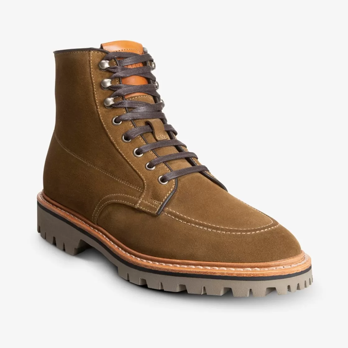 SHOES Allen Edmonds Weatherproof Shoes | Casual Boots | Lace Up Boots | Combat Boots*Freeport Suede Weatherproof Lug Boot Caper