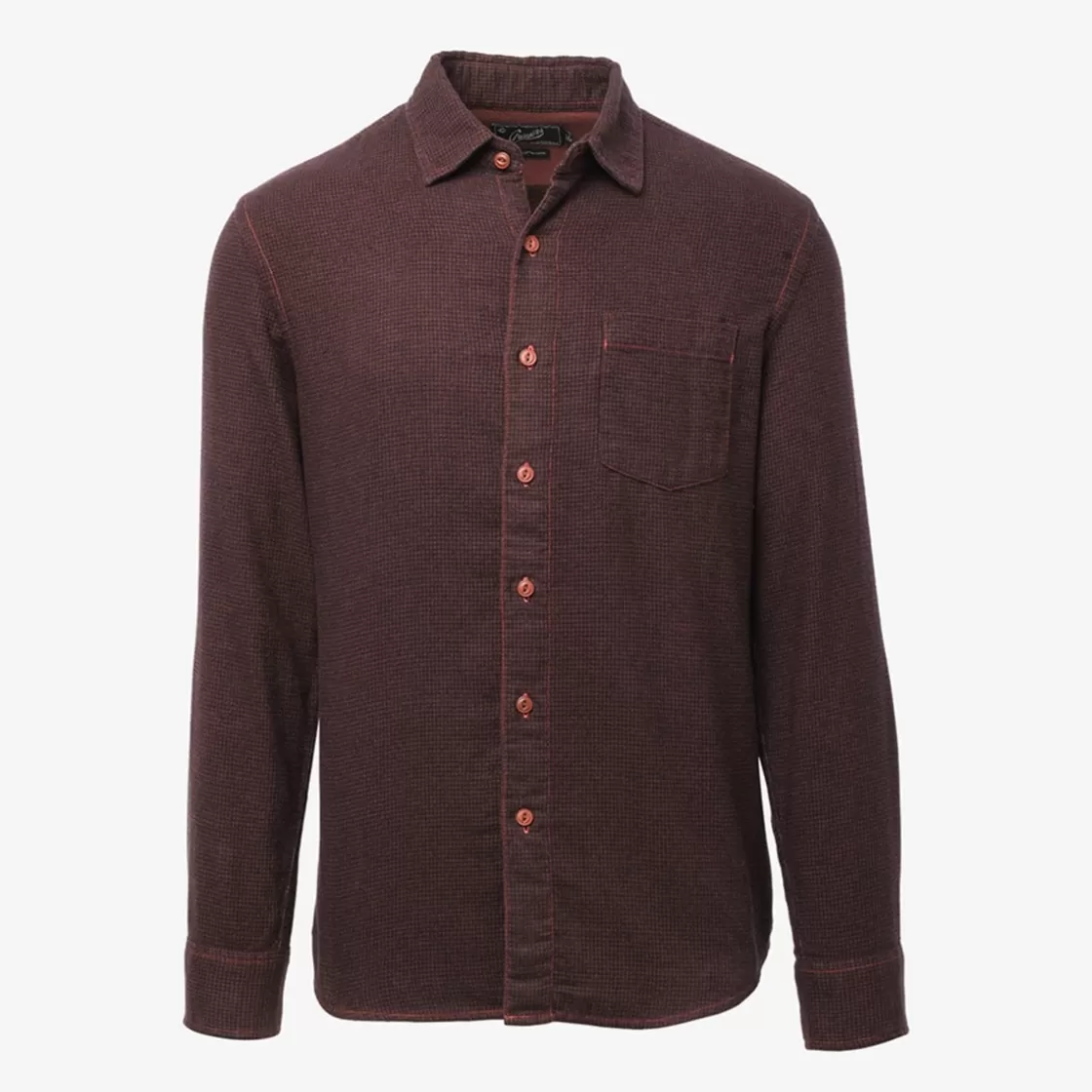 APPAREL & ACCESSORIES Allen Edmonds Shirts & Sweaters*Grayers Arcadian Houndstooth Flannel Burgundy