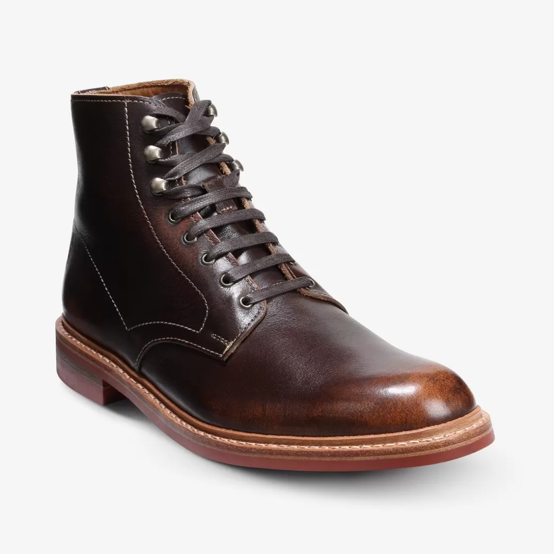 SHOES Allen Edmonds Casual Boots | Lace Up Boots | Combat Boots*Higgins Mill Boot with Dainite Sole  Brown