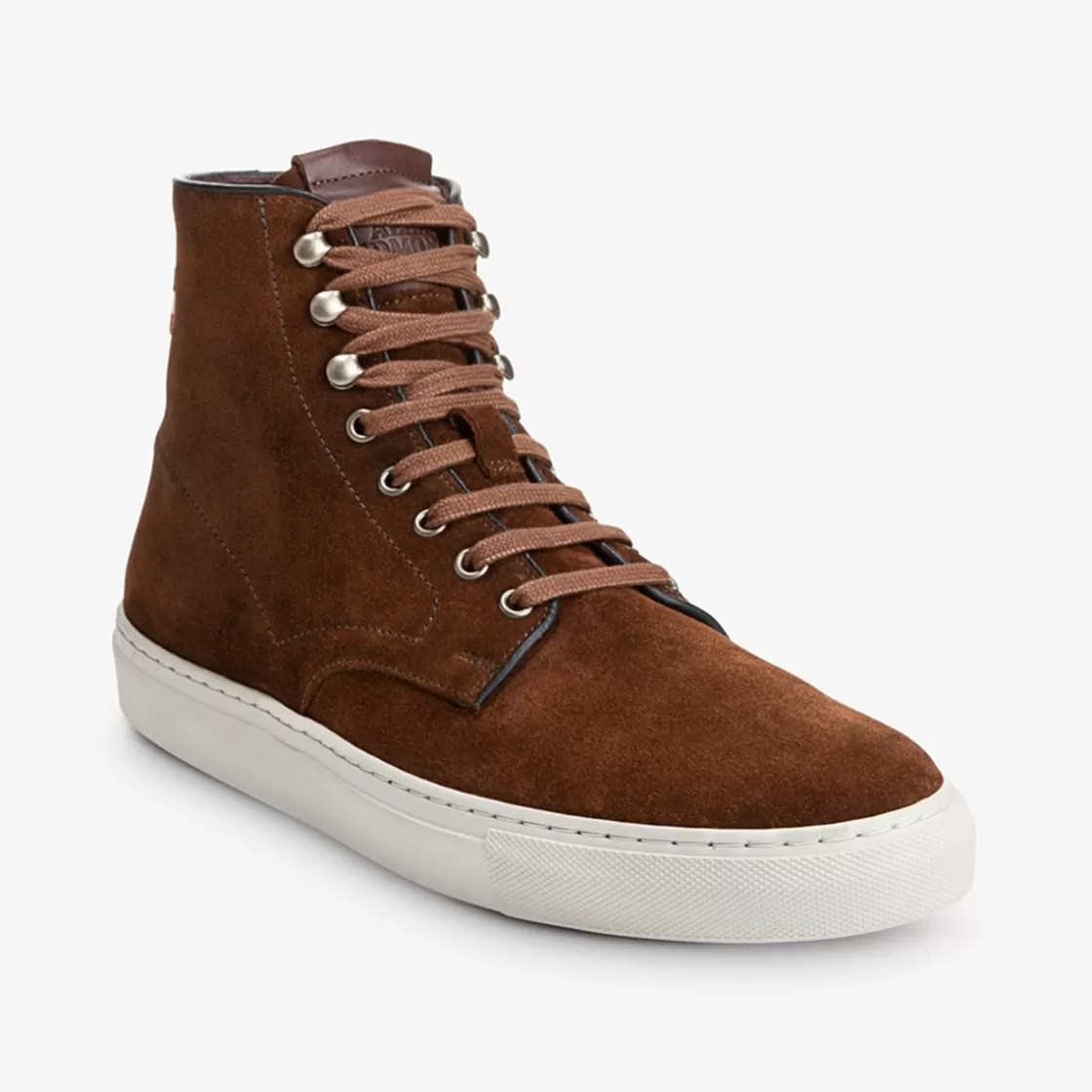 SHOES | SHOE CARE Allen Edmonds Casual Shoes | Sneakers | Lace Up Boots | Casual Sneakers | Recraftable Shoe*Higgins Mill High-top Sneaker Snuff Brown Suede