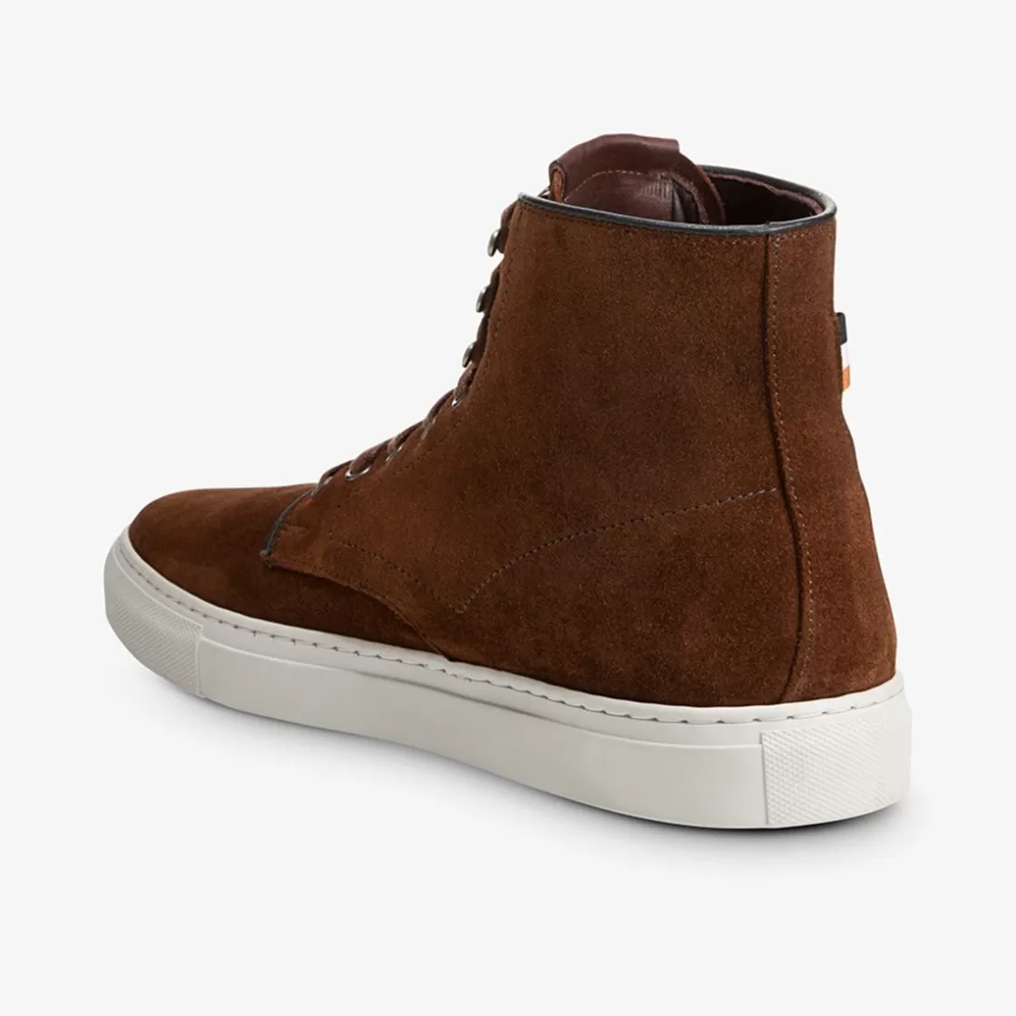 SHOES | SHOE CARE Allen Edmonds Casual Shoes | Sneakers | Lace Up Boots | Casual Sneakers | Recraftable Shoe*Higgins Mill High-top Sneaker Snuff Brown Suede