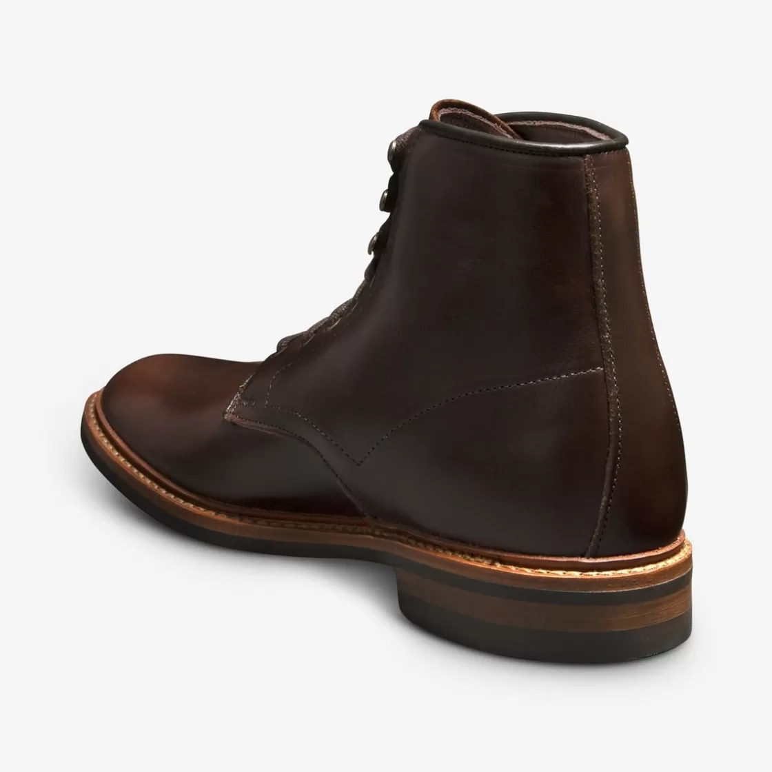 SHOES | SHOE CARE Allen Edmonds Weatherproof Shoes | Casual Boots | Lace Up Boots | Combat Boots | Recraftable Shoe*Higgins Mill Weatherproof Boot Brown Chromexcel Leather