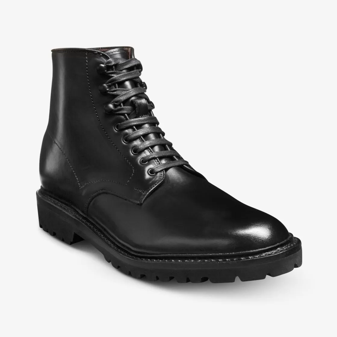 SHOE CARE Allen Edmonds Recraftable Shoe*Higgins Mill Weatherproof Boot with Lug Sole Black