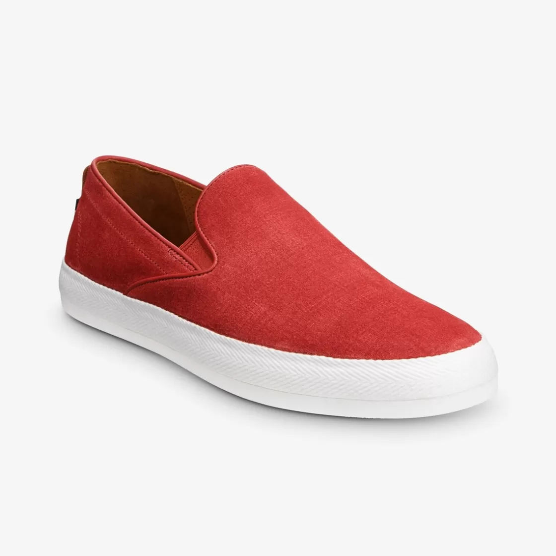 SHOES Allen Edmonds Casual Shoes | Sneakers | Casual Sneakers*Holden Beach Slip-on Sneaker Crimson Red Suede