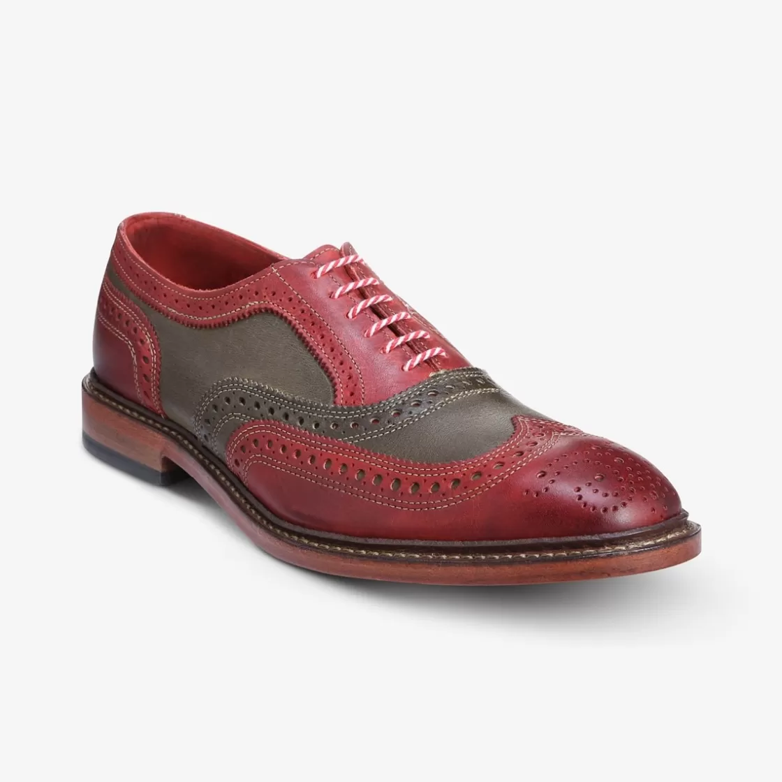 SHOES Allen Edmonds Oxfords | Wingtips*Jingle Bell Mok Wingtip Oxfords Green/Red