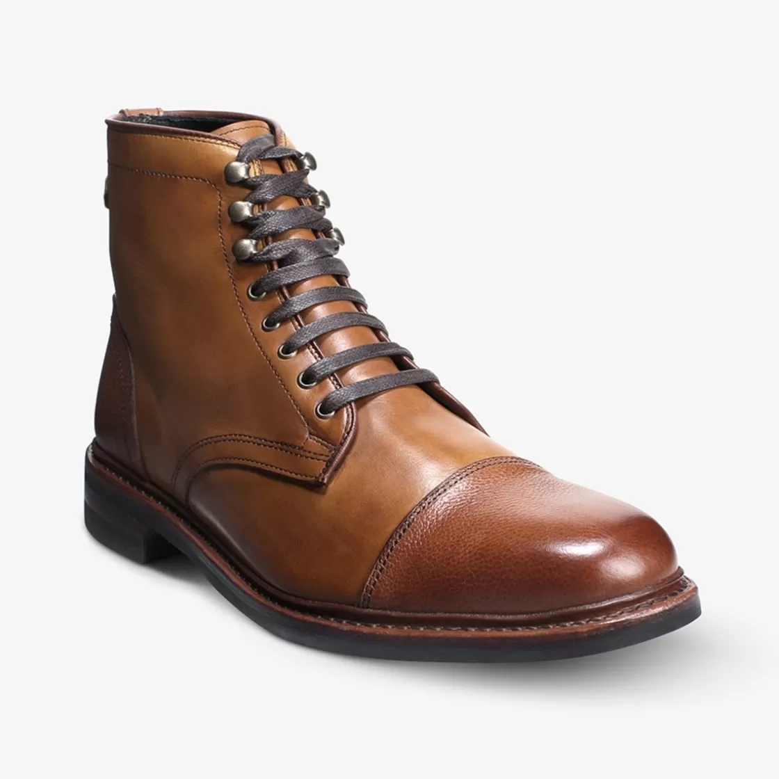 SHOES | SHOE CARE Allen Edmonds Dress Boots | Lace Up Boots | Combat Boots | Recraftable Shoe*Landon Cap-toe Boot Walnut Brown