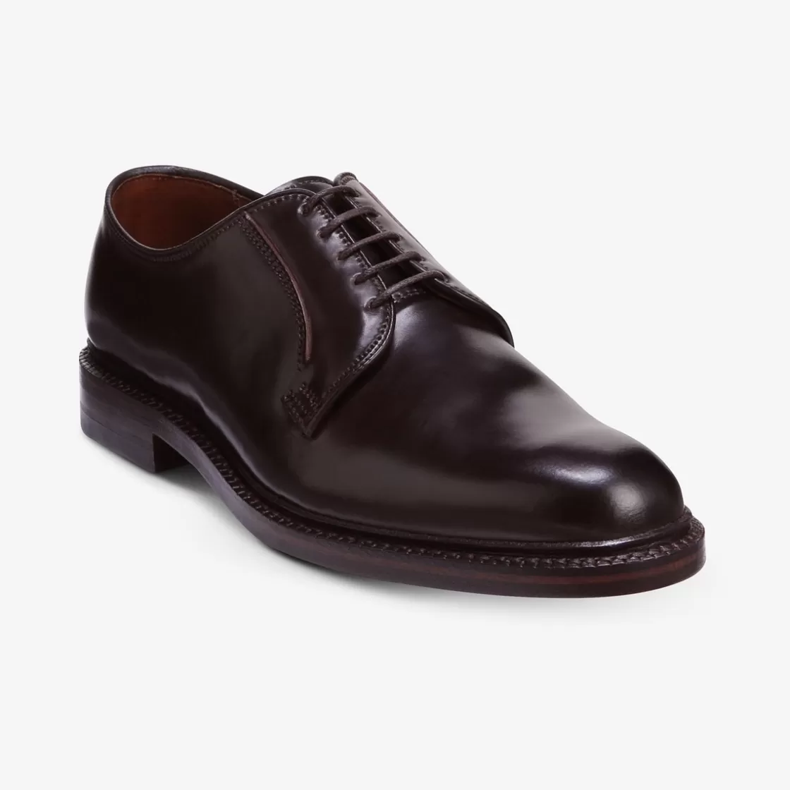 SHOES | SHOE CARE Allen Edmonds Cordovan Collection | Derbys | Recraftable Shoe*Leeds Shell Cordovan Derby Dress Shoe Brown Cordovan