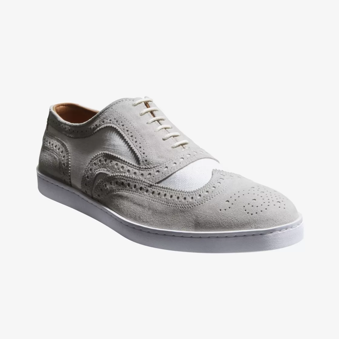 SHOES Allen Edmonds Sneakers*McAllister Wingtip Spectator Sneaker Off White Suede