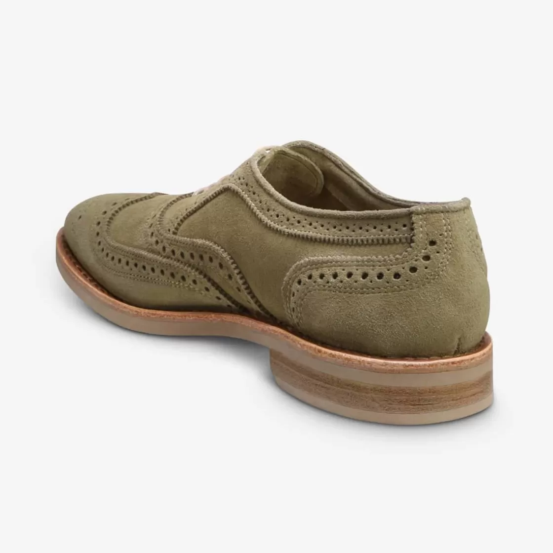 SHOES Allen Edmonds Wingtips*Neumok Suede Wingtip Oxford  Sage Green