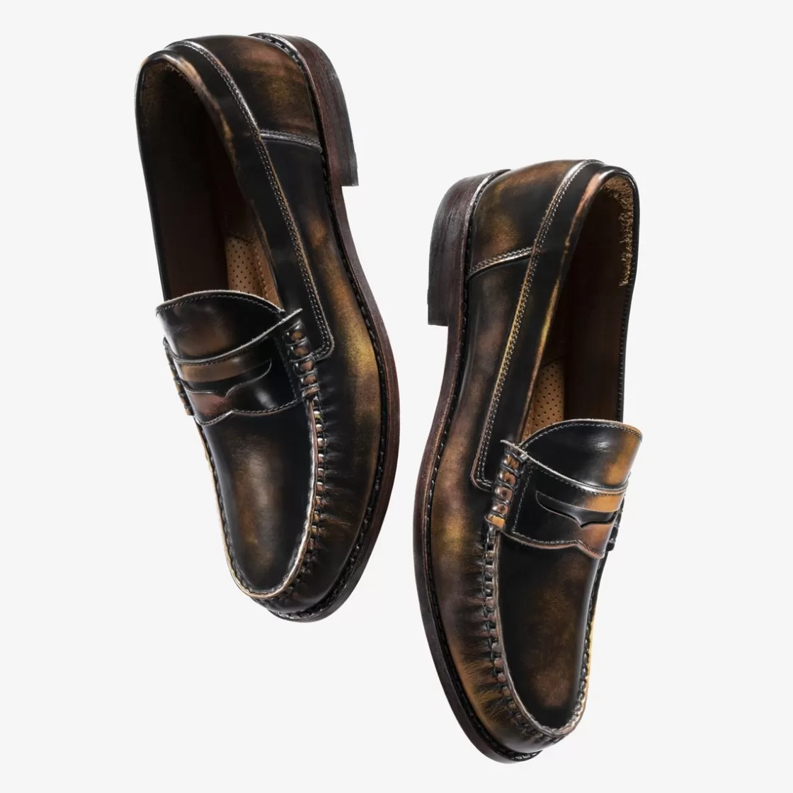 SHOES | SHOE CARE Allen Edmonds Loafers & Slip-Ons | Loafers | Recraftable Shoe*Newman Penny Loafer Antique Bronze Leather