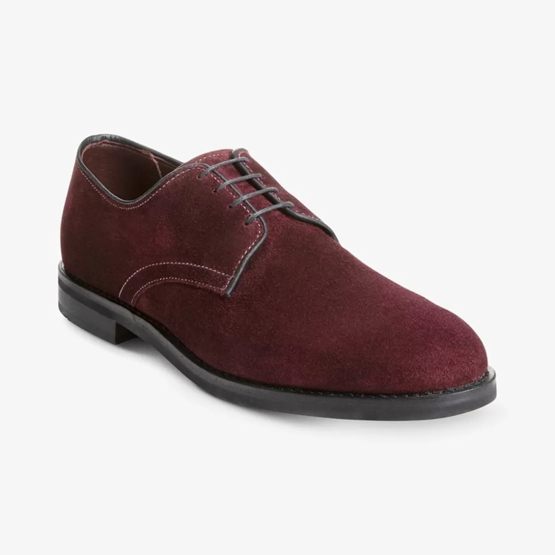 SHOES Allen Edmonds Casual Shoes | Derbys*Nomad Suede Plain-toe Derby Burgundy