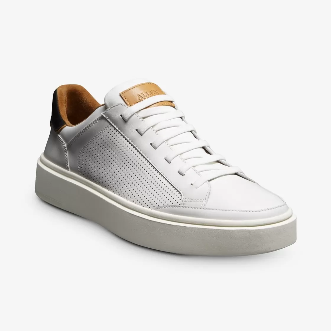 SHOES Allen Edmonds White Sneakers*Oliver Slip-on Stretch-lace Sneaker White Leather