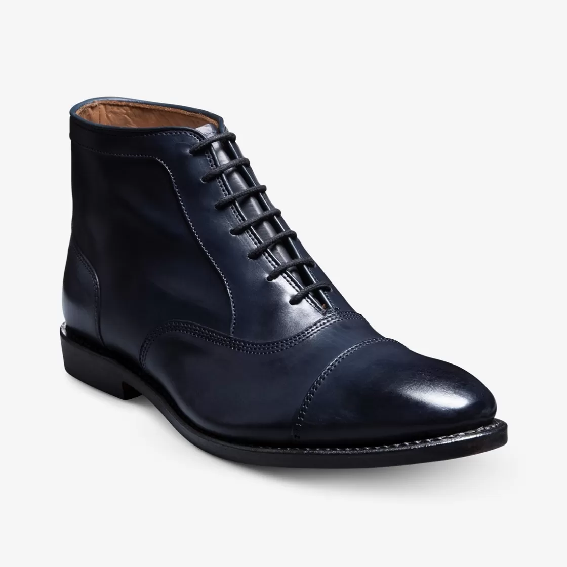 SHOES | SHOE CARE Allen Edmonds Dress Boots | Lace Up Boots | Recraftable Shoe*Park Avenue Cap-toe Oxford Dress Boot Navy