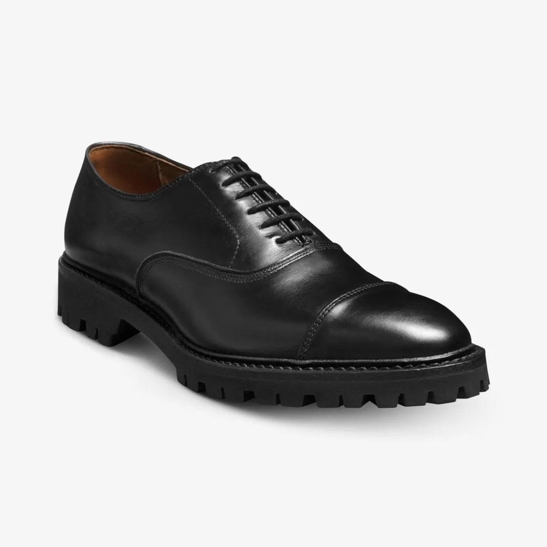 SHOES | SHOE CARE Allen Edmonds Cap-Toes | Oxfords | Recraftable Shoe*Park Avenue Cap-toe Oxford Dress Shoe with Lug Sole Black