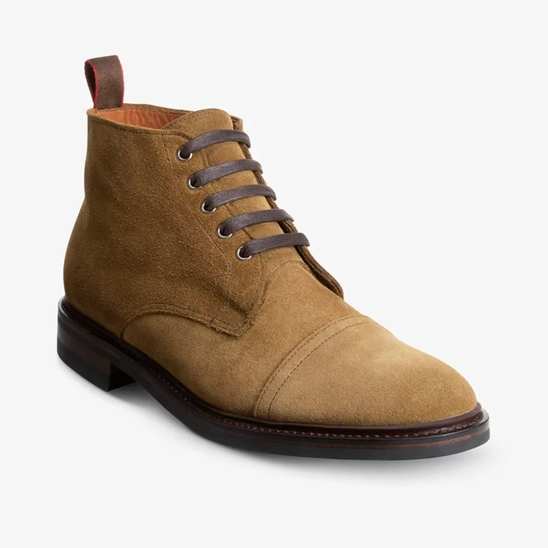 SHOE CARE Allen Edmonds Recraftable Shoe*Patton Weatherproof Cap-toe Boot Caper Suede