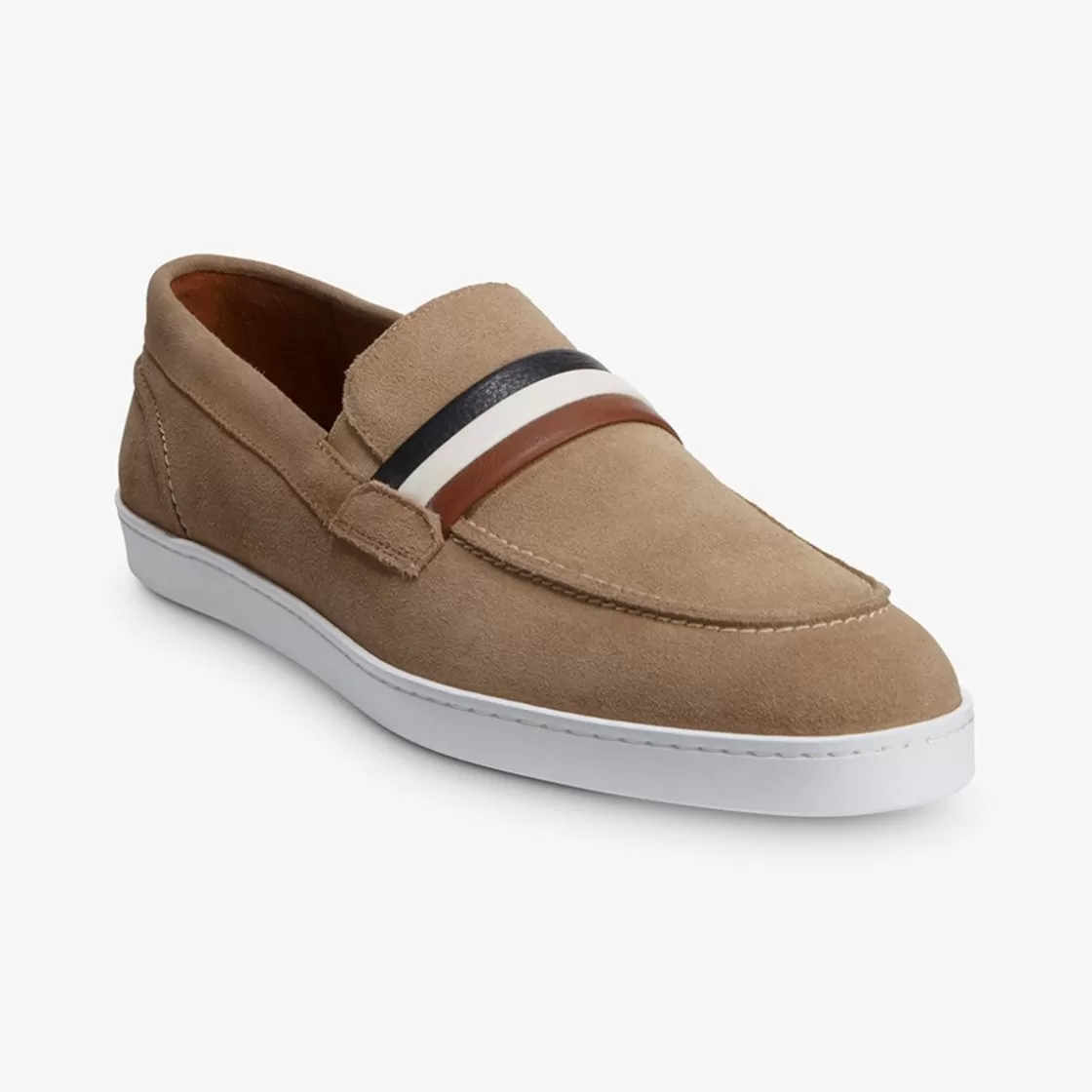 SHOES Allen Edmonds Sneakers | Loafers & Slip-Ons | Loafers | Dress Sneakers | Slip On Sneakers*Randolph Slip-on Suede Sneaker Signature Bone Suede