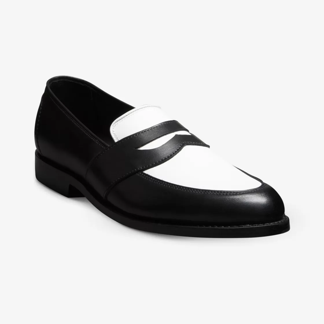 SHOES | SHOE CARE Allen Edmonds Loafers & Slip-Ons | Loafers | Recraftable Shoe*Randolph Spectator Penny Loafer Black/White Leather