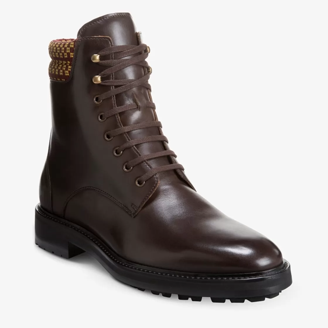 SHOES Allen Edmonds Lace Up Boots*Safrim Combat Boot By Armando Cabral Burgundy