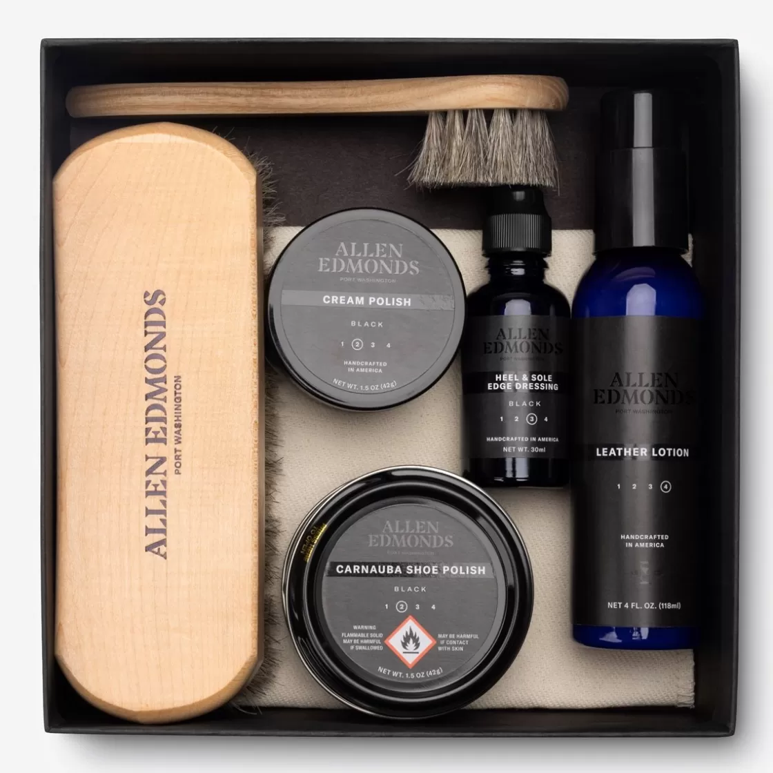 SHOE CARE Allen Edmonds *Shoe Care Kit Black