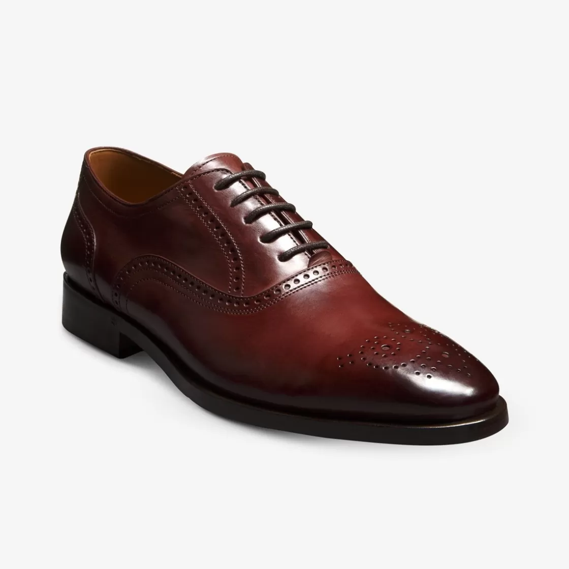 SHOES Allen Edmonds Oxfords*Siena Medallion Oxford Dress Shoe Burgundy