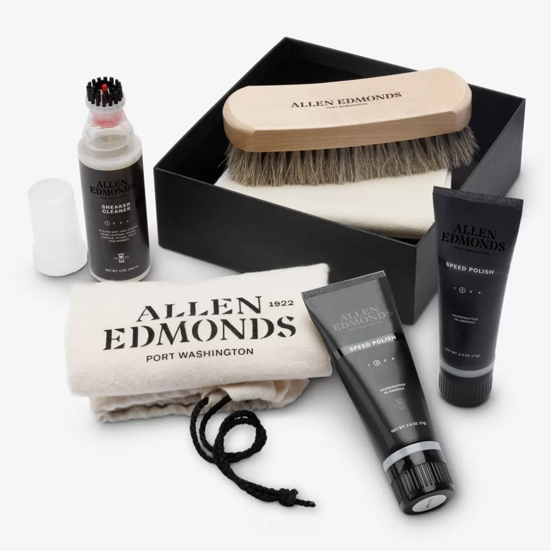 SHOE CARE Allen Edmonds *Sneaker Care Kit Black & White