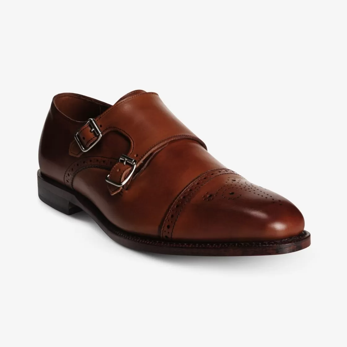 SHOES Allen Edmonds Monk Straps*St. John's Double Monk Strap Dress Shoe Dark Chili