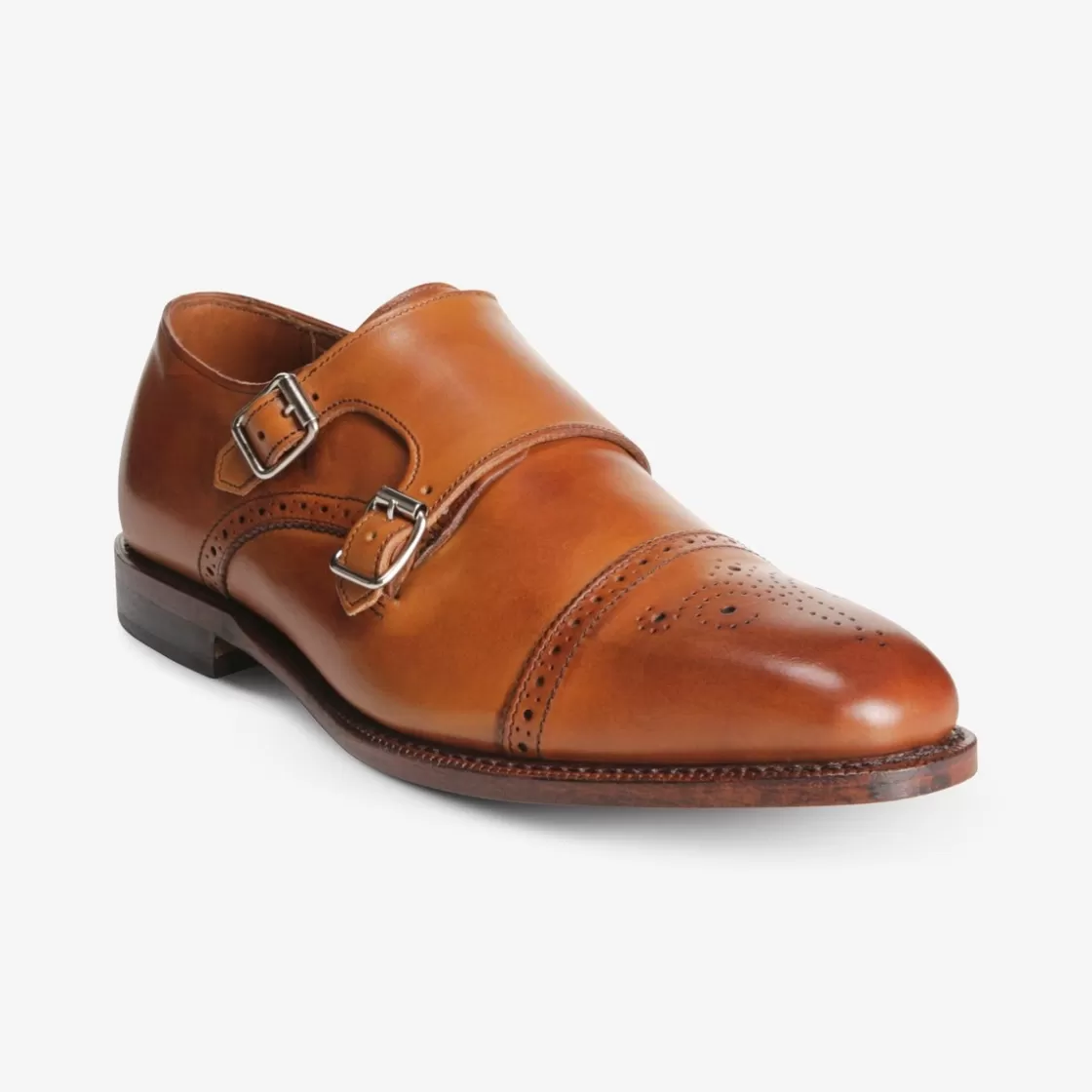 SHOE CARE Allen Edmonds Recraftable Shoe*St. John's Double Monk Strap Dress Shoe Walnut Brown