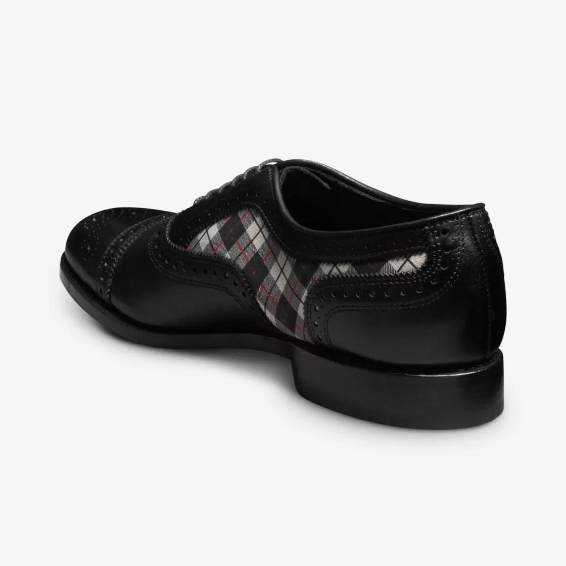 SHOES Allen Edmonds Cap-Toes | Oxfords*Strand Cap-toe Oxford Dress Shoe White Plaid