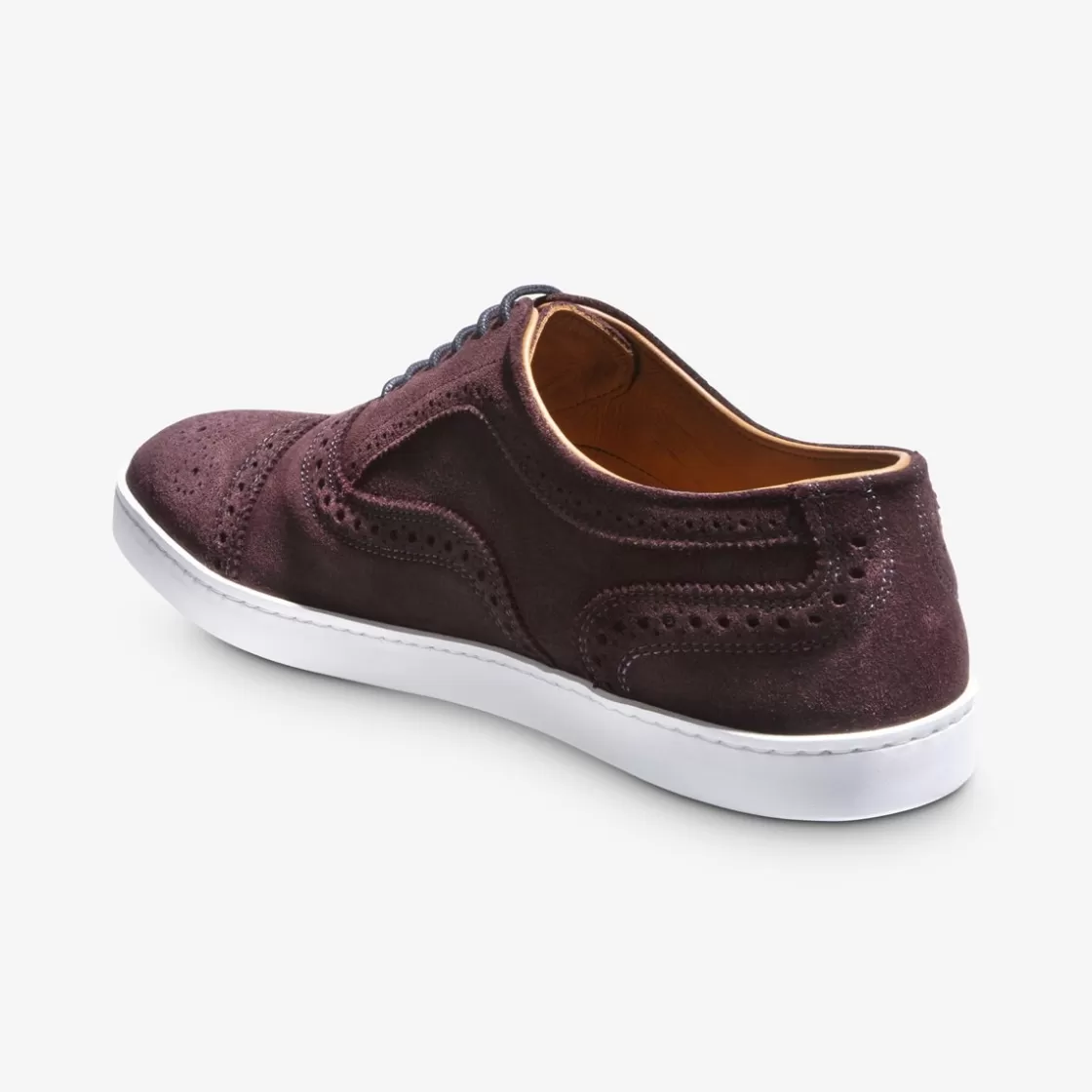 SHOES | SHOE CARE Allen Edmonds Sneakers | Dress Sneakers | Oxfords | Recraftable Shoe*Strand Oxford Sneaker Burgundy Suede