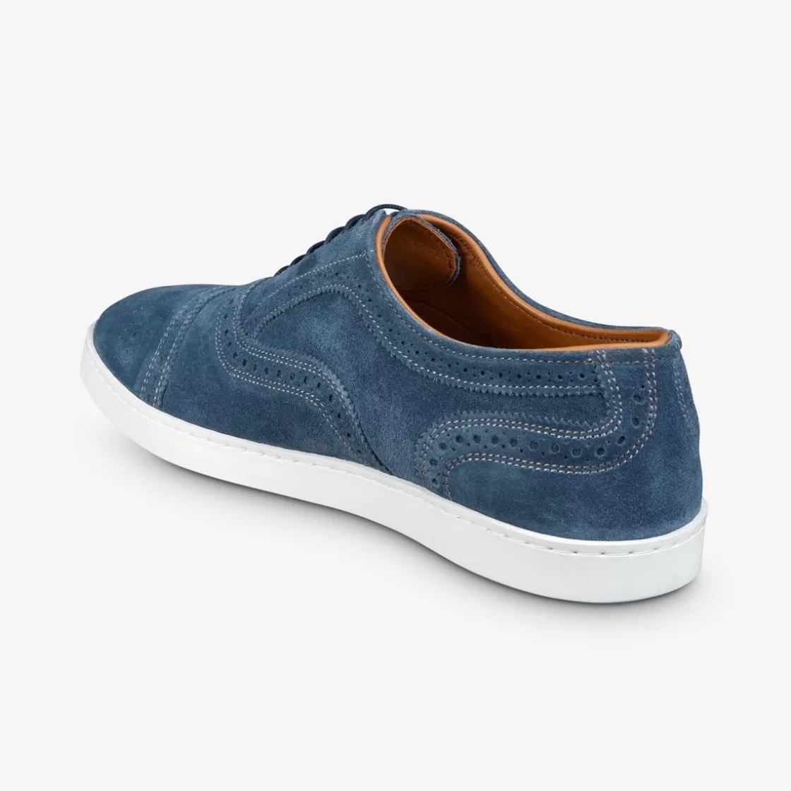 SHOES Allen Edmonds Sneakers | Dress Sneakers | Oxfords*Strand Suede Oxford Dress Sneaker Denim Suede